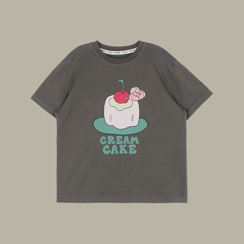 夏季兒童糖果色卡通短袖T恤-規格圖10
