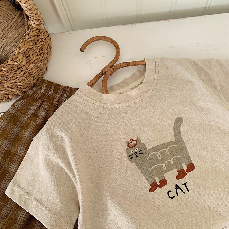 夏季兒童韓系卡通百搭短袖T恤-細節圖5