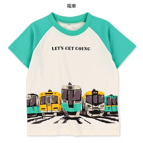 0330-日本恐龍・動物・車車大集合童趣短袖T恤 100-130cm-規格圖5