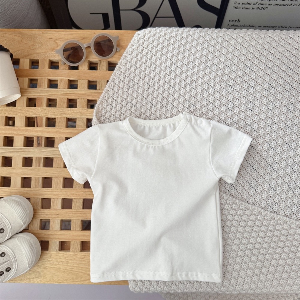 寶寶夏季牛仔背帶褲三件組(衣+褲+襪)-細節圖6