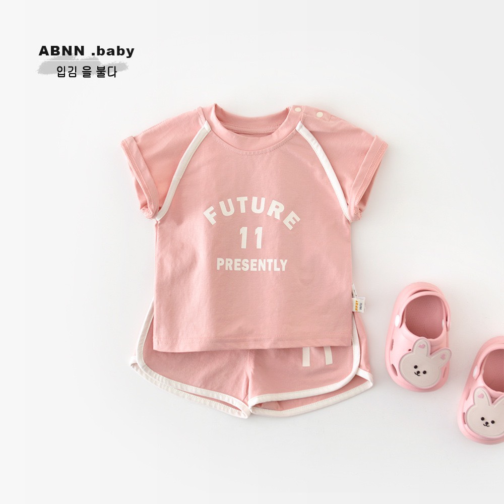 ABNN 寶寶夏季FUTURE運動清新兩件套裝-細節圖5