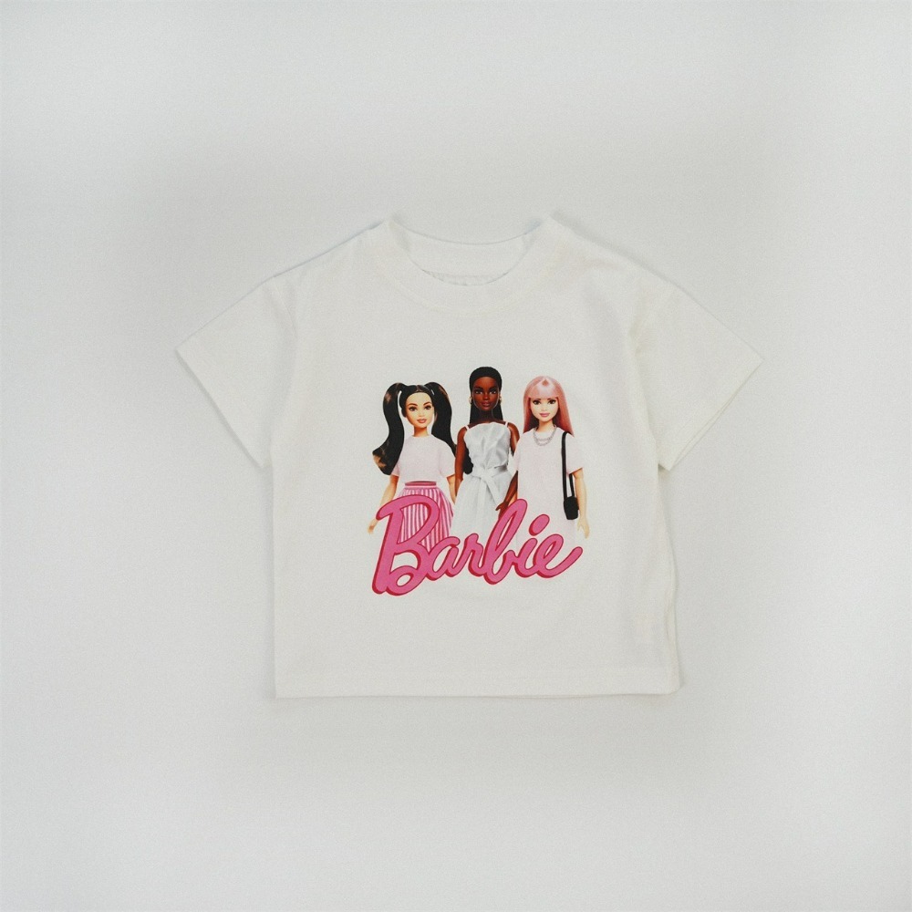 兒童Barbie女童甜美卡通短袖T恤 (90-150碼)-規格圖7