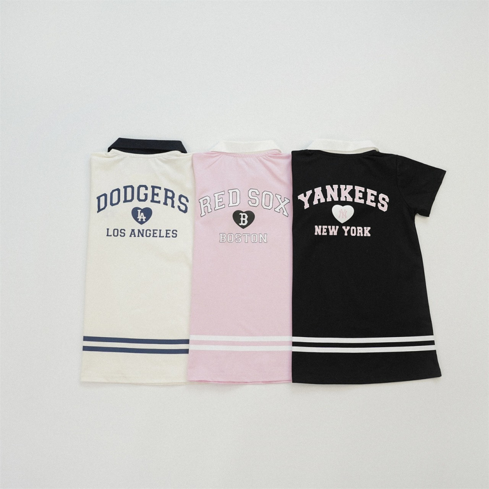 兒童女童純棉刺繡Polo連衣裙 (90-150碼)-細節圖2