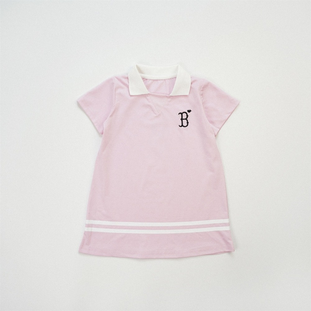 兒童女童純棉刺繡Polo連衣裙 (90-150碼)-規格圖7