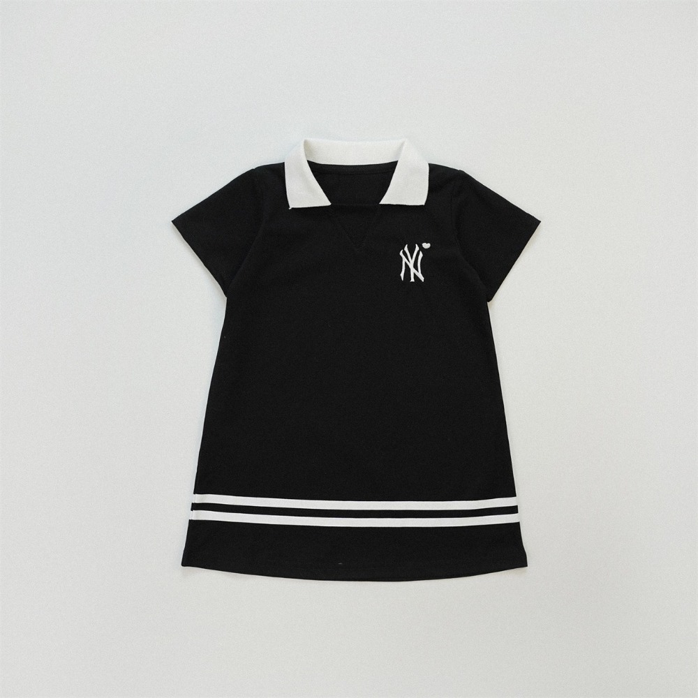 兒童女童純棉刺繡Polo連衣裙 (90-150碼)-規格圖7