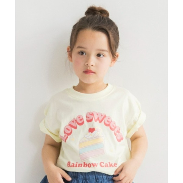 0405-日本童裝 Branshes甜點系女孩純棉短T (A-E款)-細節圖4