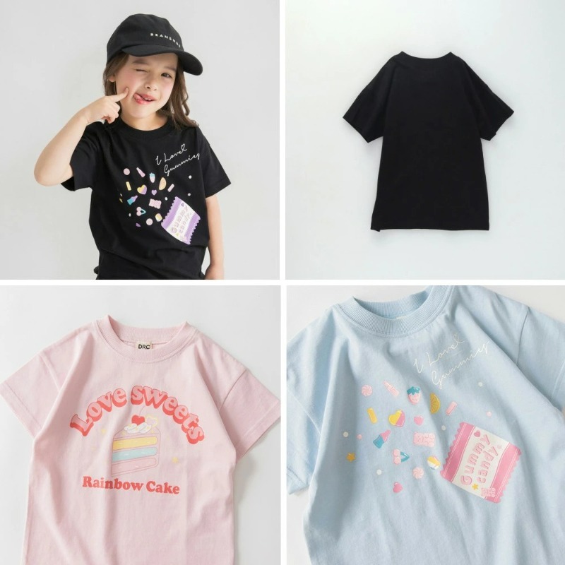0405-日本童裝 Branshes甜點系女孩純棉短T (A-E款)-細節圖11