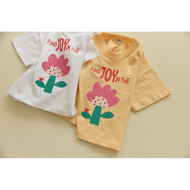 0405-韓國童裝 橘子媽媽 可愛小花童趣T恤 (5-15號)-細節圖3