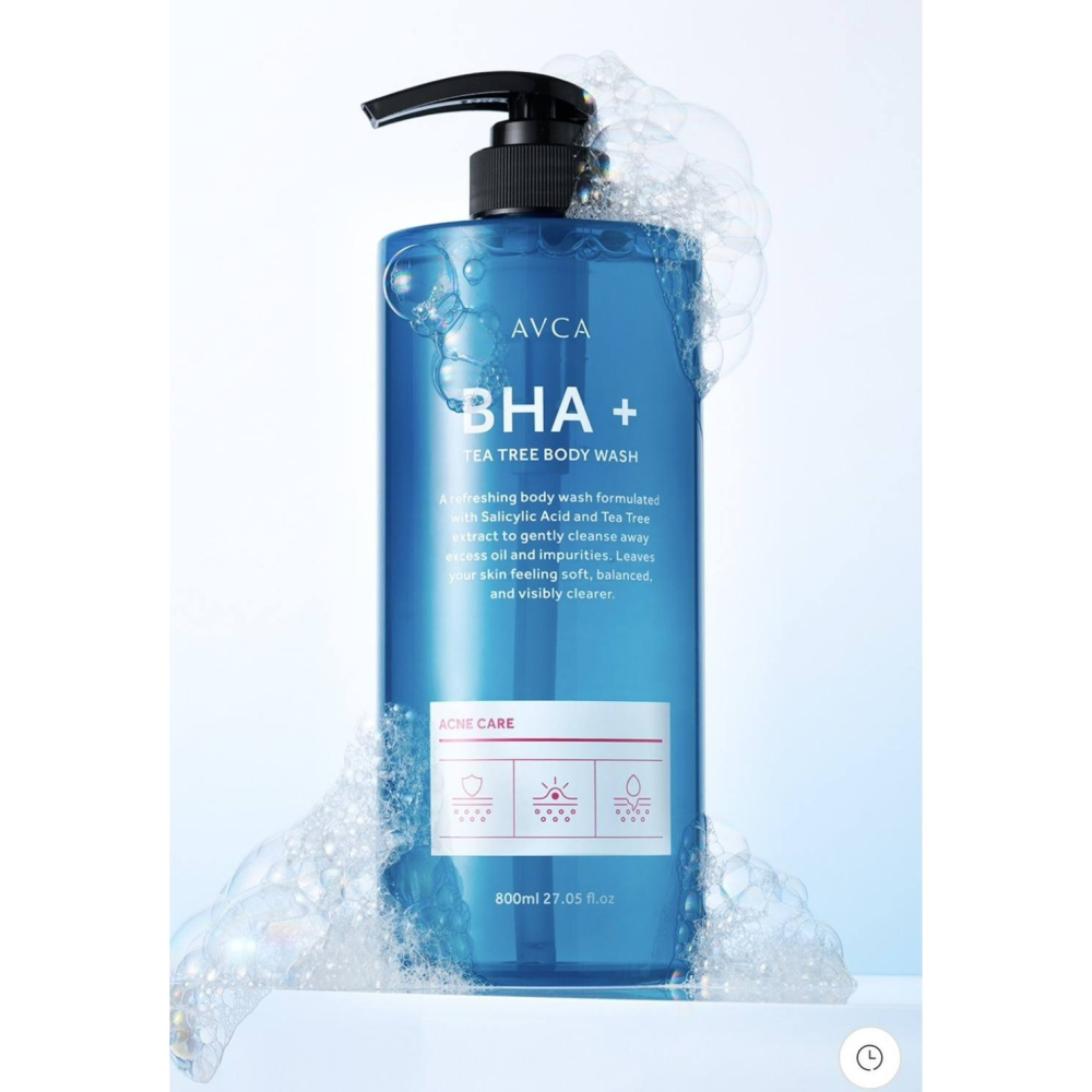 0405-韓國 🇰🇷AVCA BHA+茶樹淨膚沐浴露/800ml-細節圖2