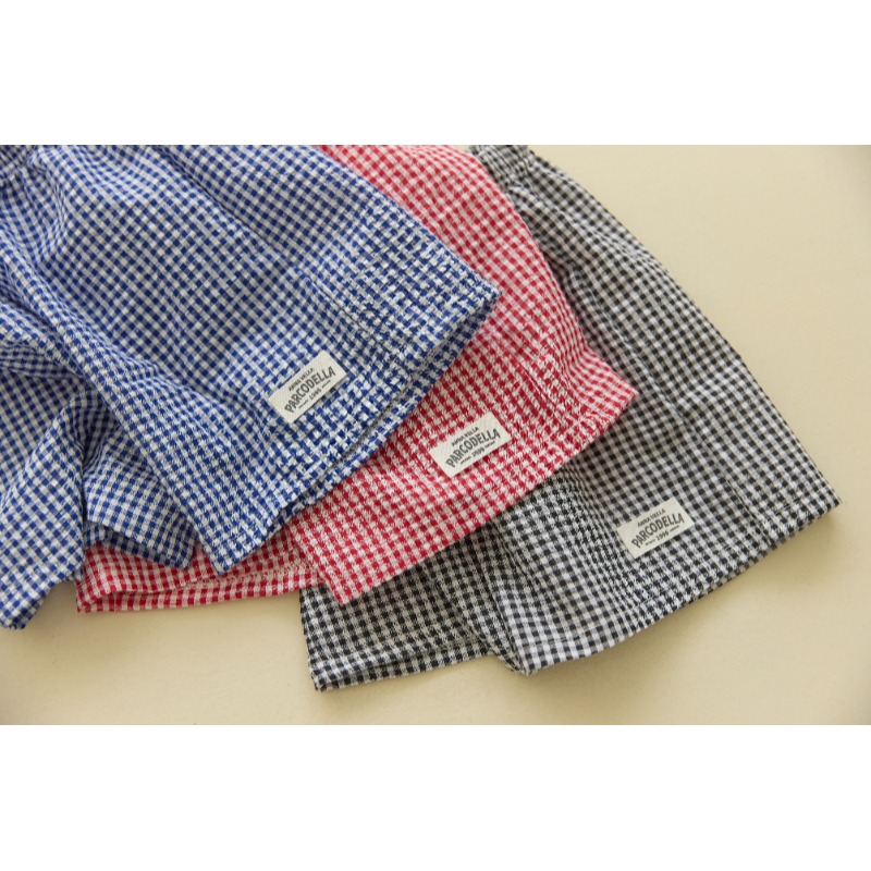 0405-韓國童裝 橘子媽媽 清新格紋童短褲 (5-15號)-細節圖2