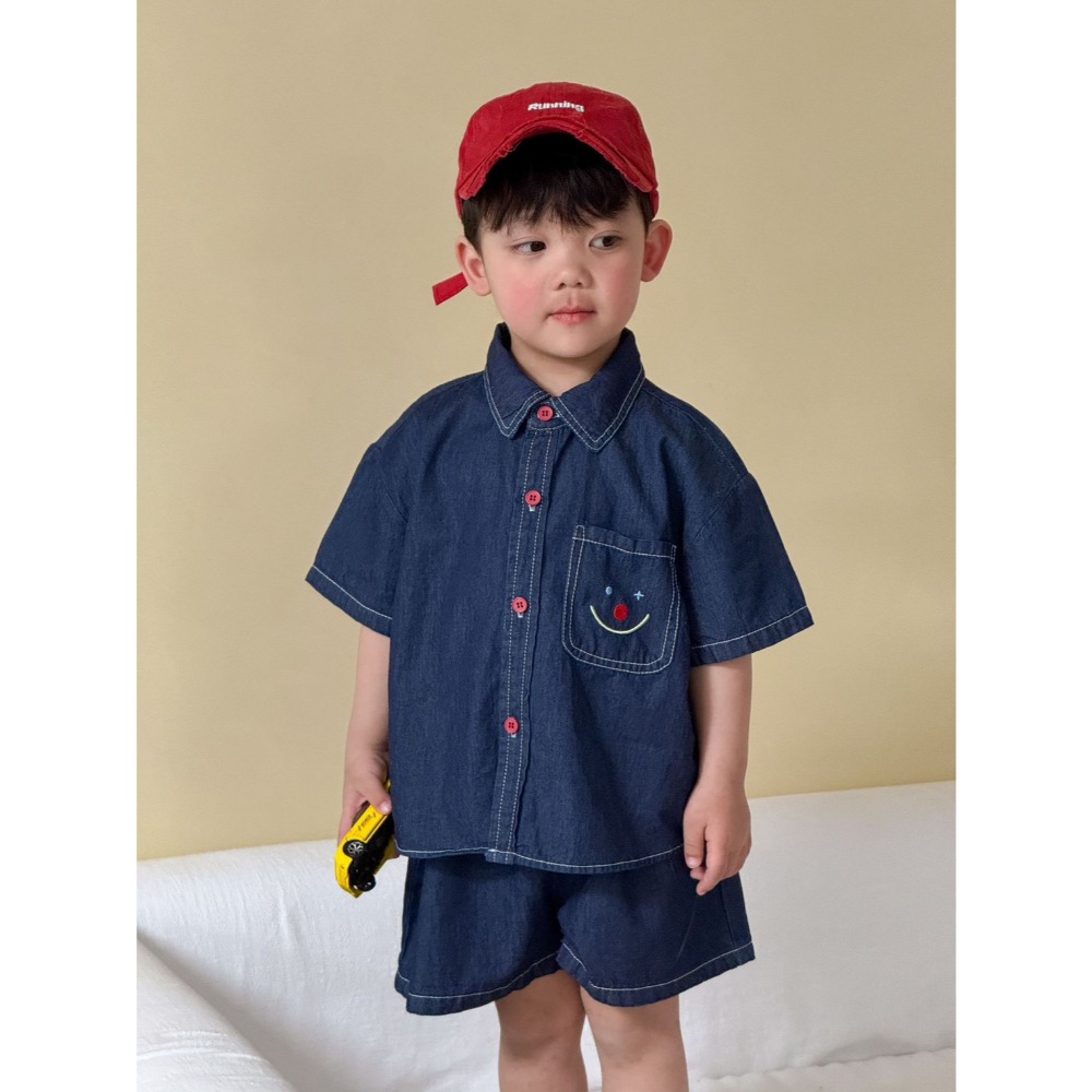 兒童夏日兄弟姊妹牛仔套裝/連身裙-規格圖8