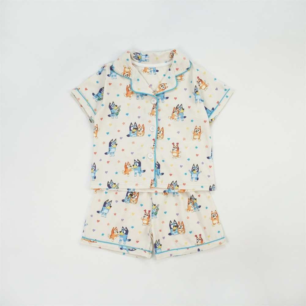 兒童夏季卡通滿版居家服兄妹套裝-規格圖8