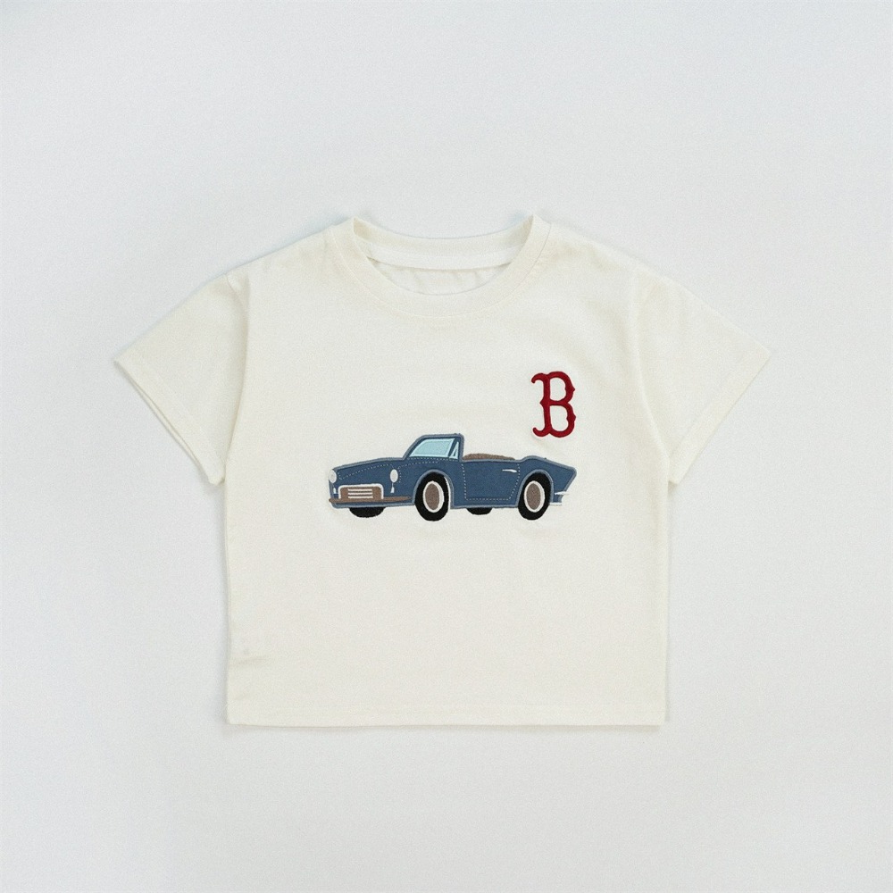 男童夏季刺繡字母汽車上衣-規格圖7