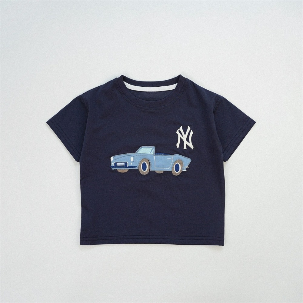 男童夏季刺繡字母汽車上衣-規格圖7