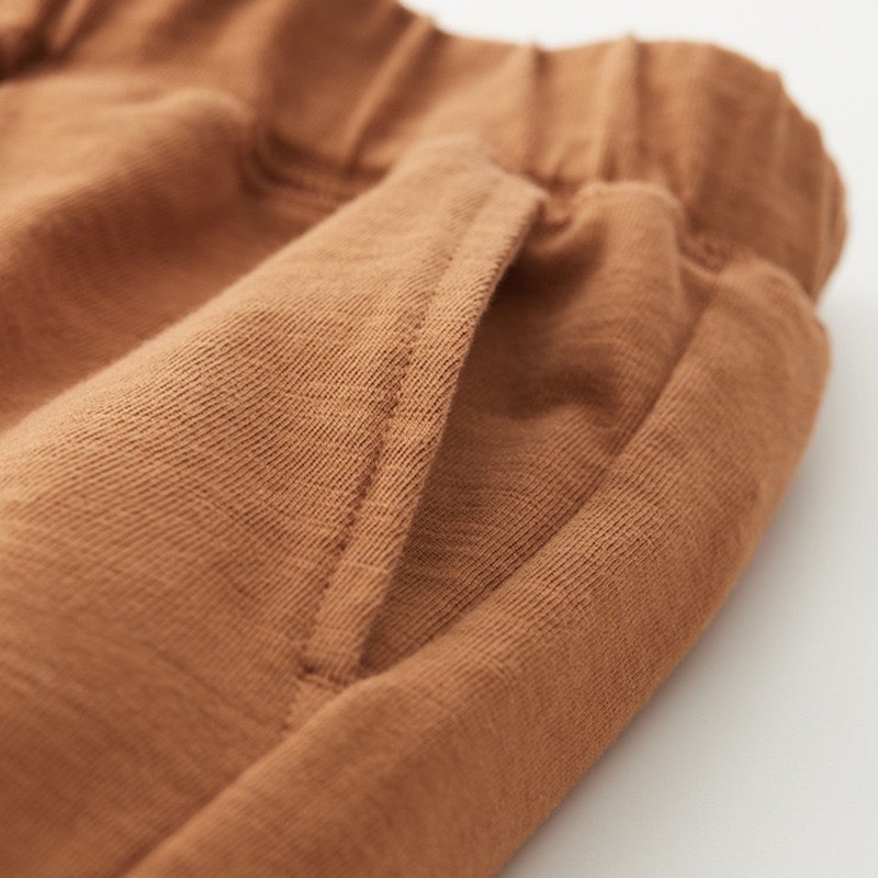 日系汽車小子竹節棉五分褲-細節圖10