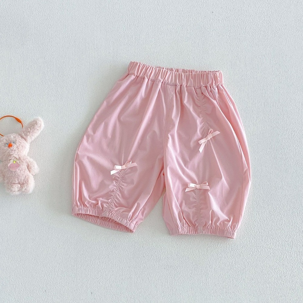 芽芽家 - 女寶夏季卡通貓咪字母上衣/愛心彈力短褲/蝴蝶結休閒褲-規格圖8