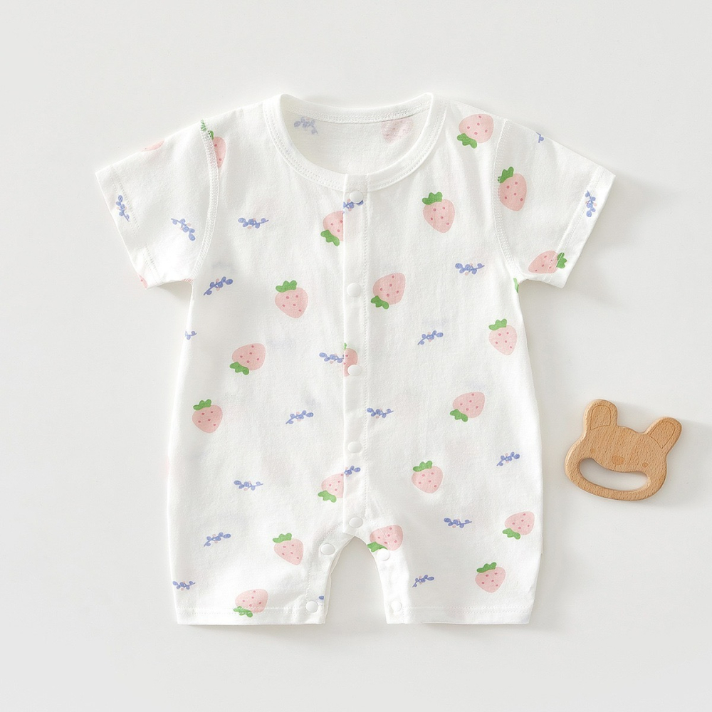 寶寶短袖連體透氣居家服包屁衣-細節圖7