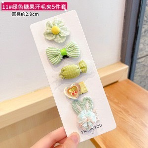 寶寶無痕防滑小髮夾 (5個/組)-規格圖3
