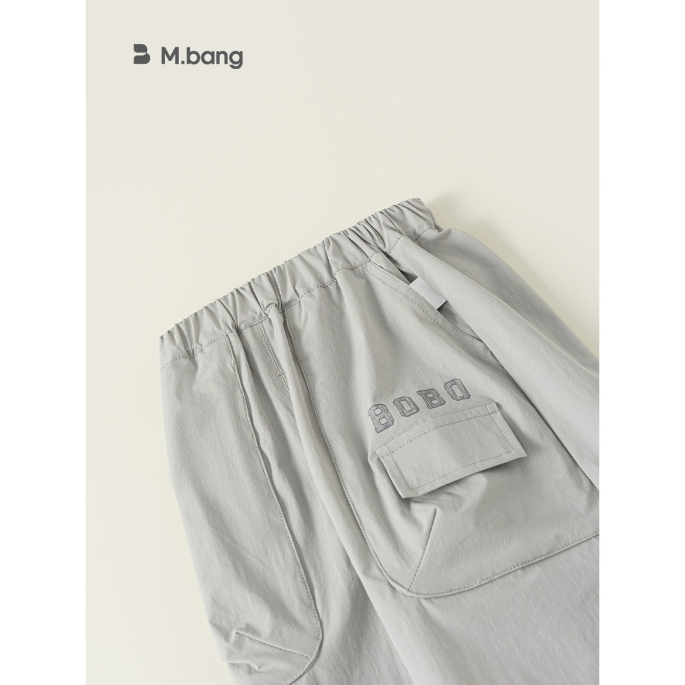 M.bang 兒童涼感防曬工裝七分褲-細節圖4