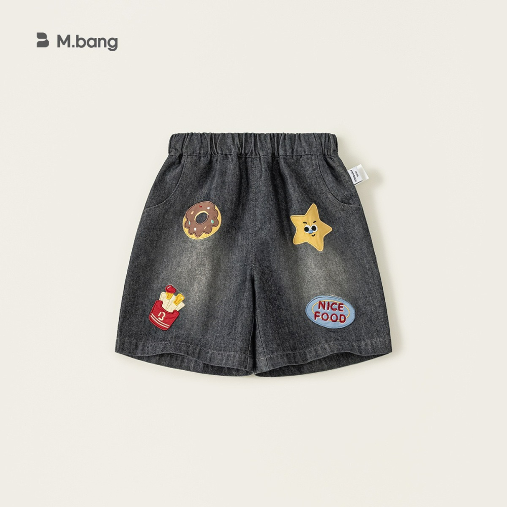 M.bang 兒童可愛印花T恤牛仔褲套裝-細節圖6