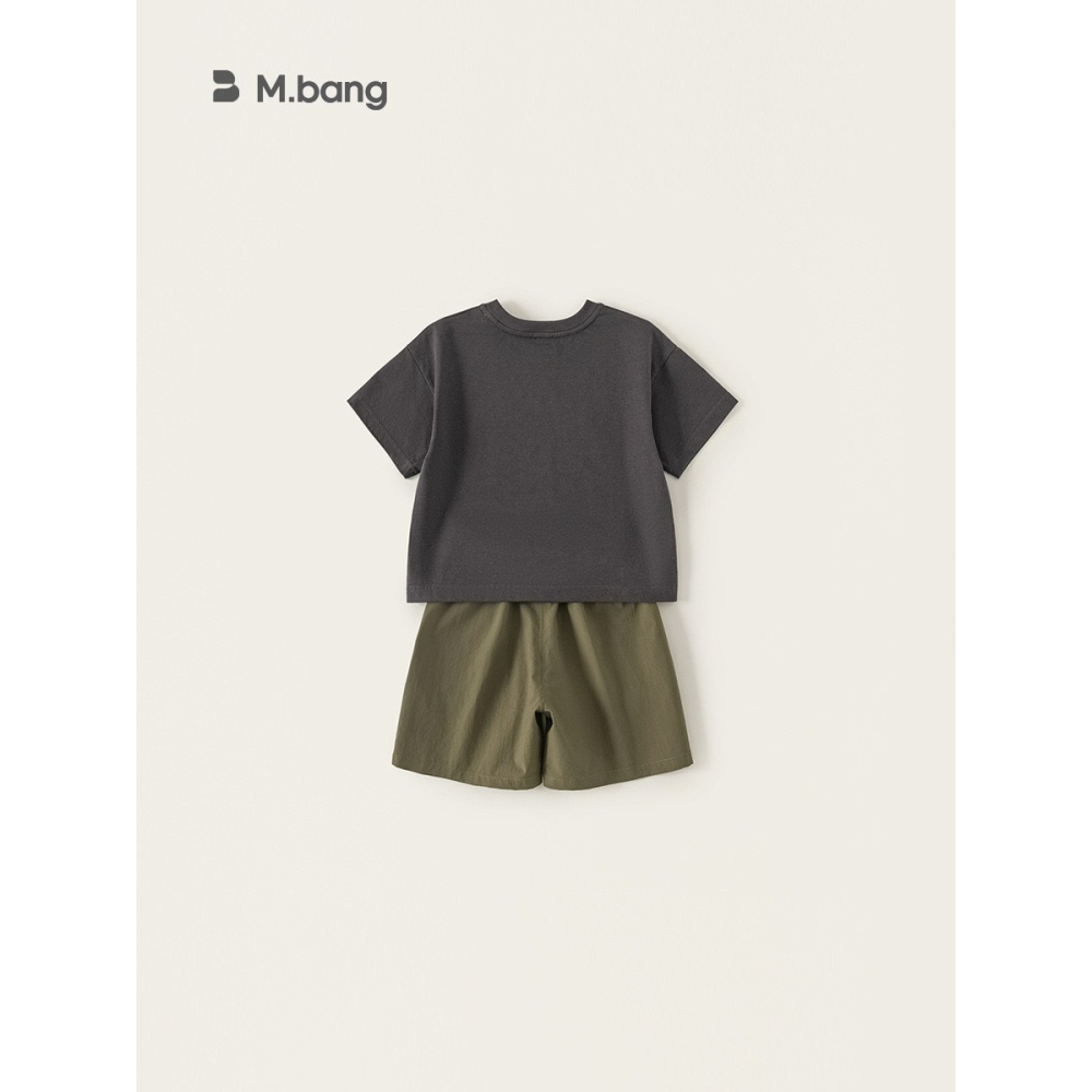 M.bang 兒童小狗印花休閒套裝-細節圖2