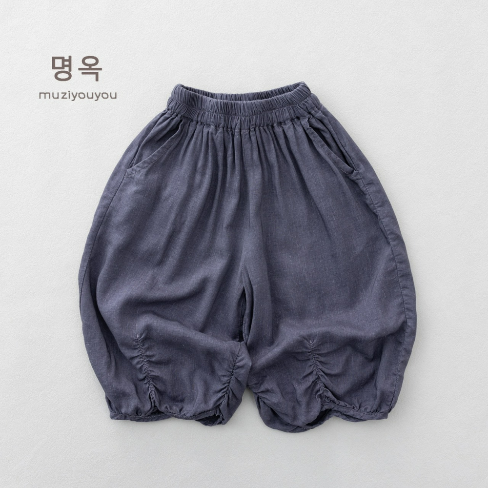 Muziyouyou 兒童森呼吸亞麻防蚊褲-細節圖8