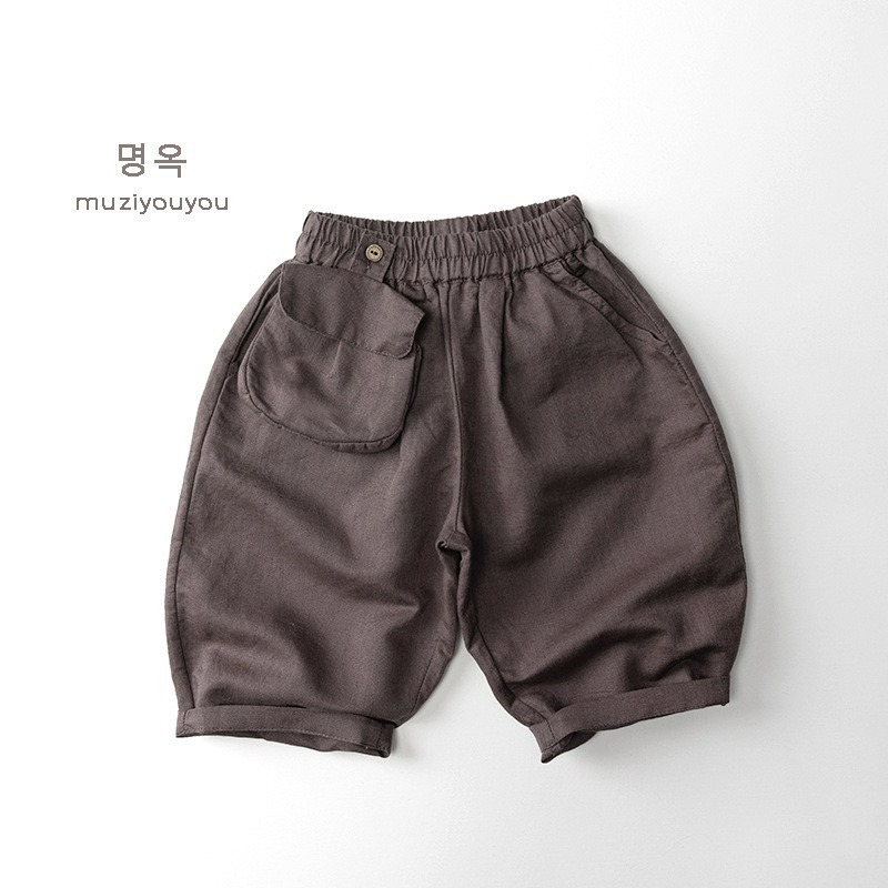 Muziyouyou 兒童日系森呼吸亞麻防蚊褲-規格圖8