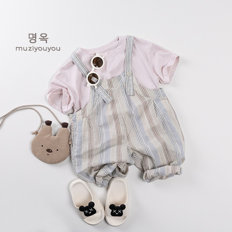 Muziyouyou 兒童多巴胺基礎色薄款上衣-細節圖4