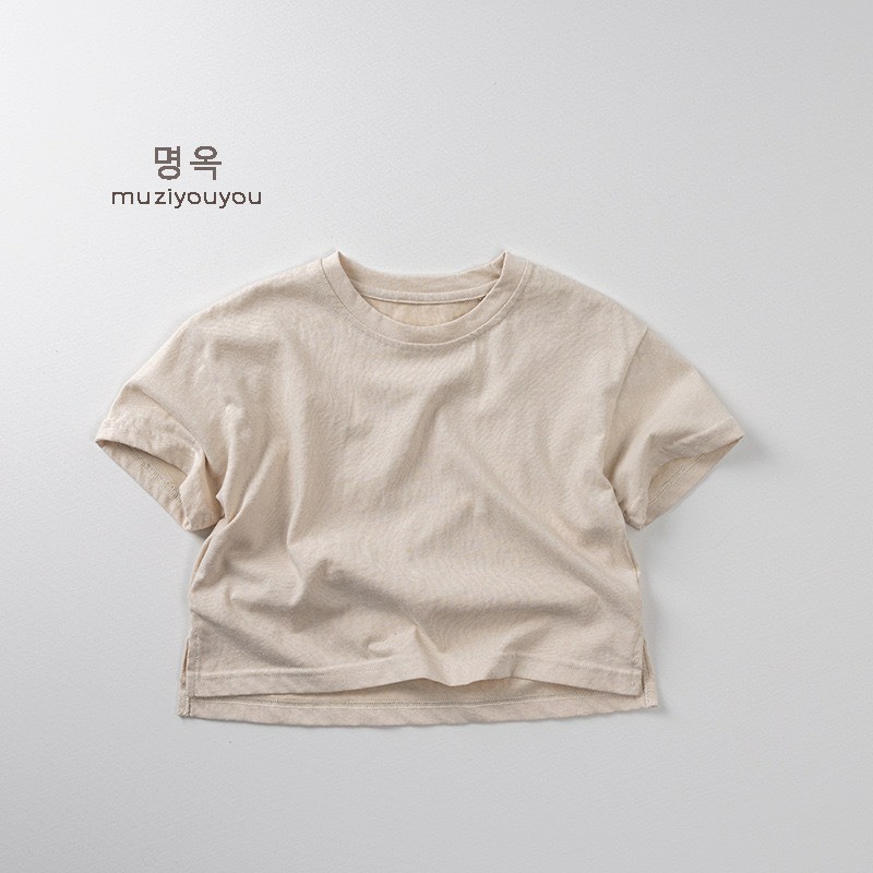 Muziyouyou 兒童多巴胺基礎色薄款上衣-規格圖9