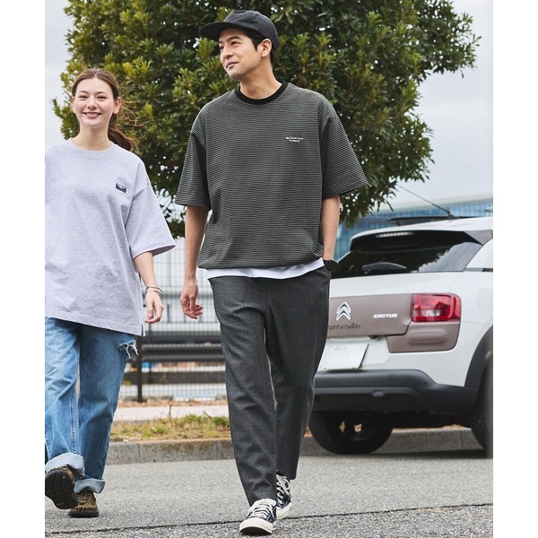 0616 日本THE CRAFT CREW PRODUCTS 抽繩條紋短袖T恤-細節圖8