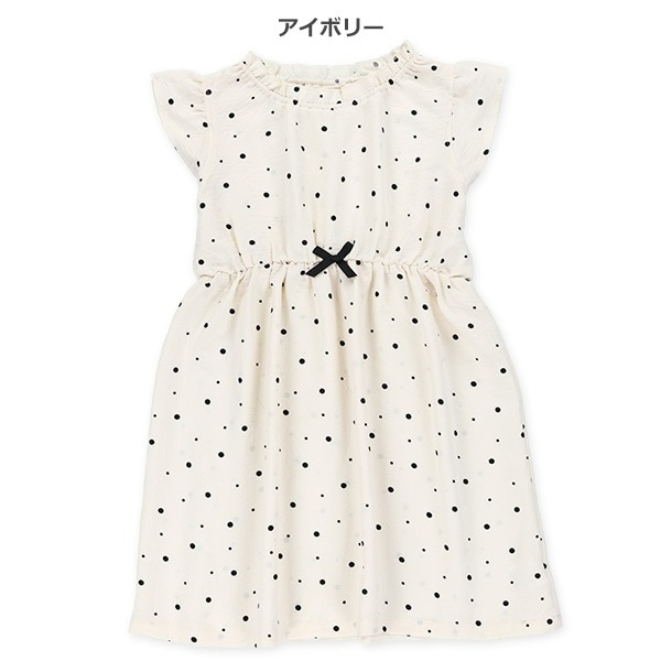 0618 日本點點甜美日常洋裝 100-130cm-規格圖5