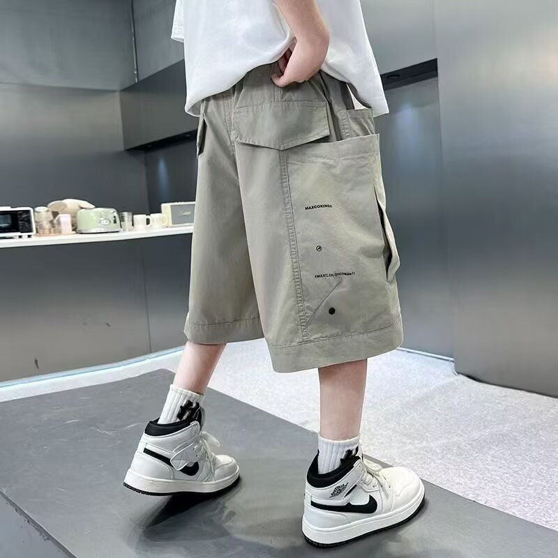 男中大童日常百搭透氣短褲-規格圖8