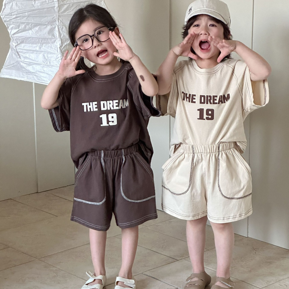 兒童夏季美式休閒運動套裝-細節圖4