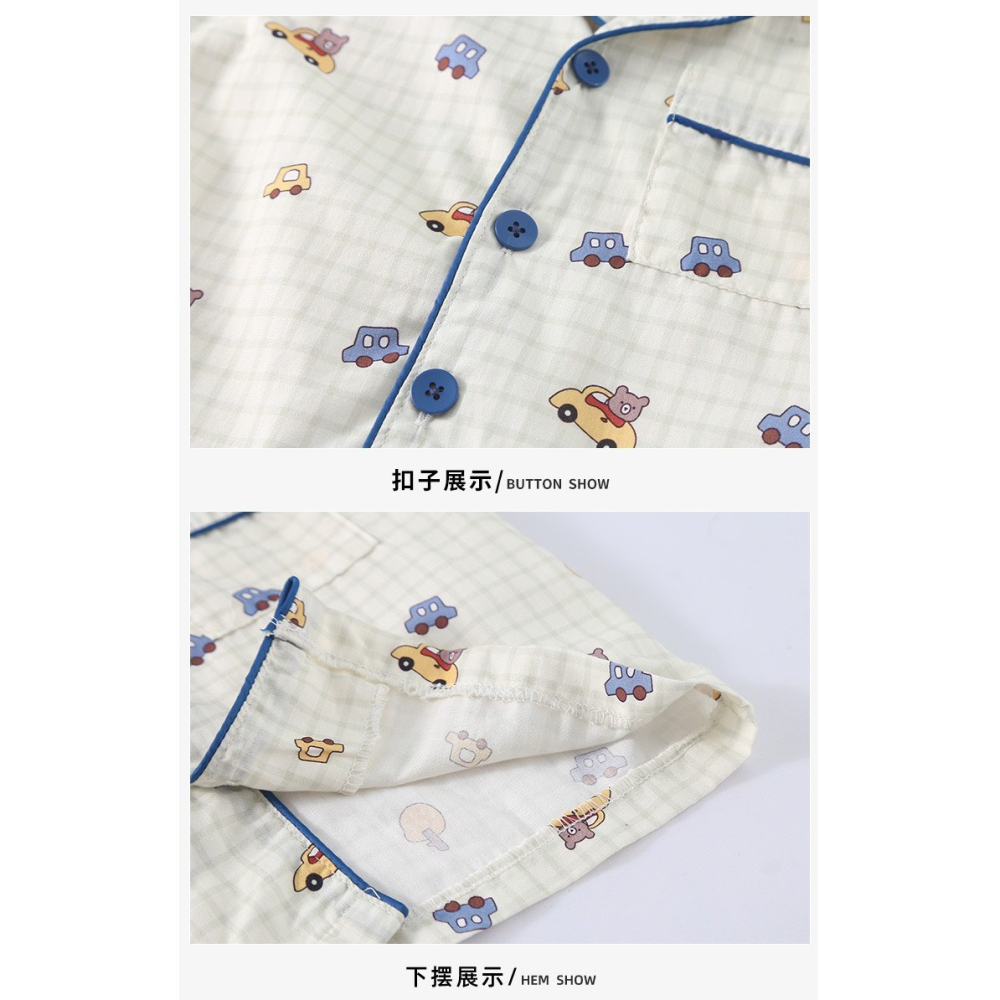 兒童夏季童趣居家睡衣套裝-細節圖8