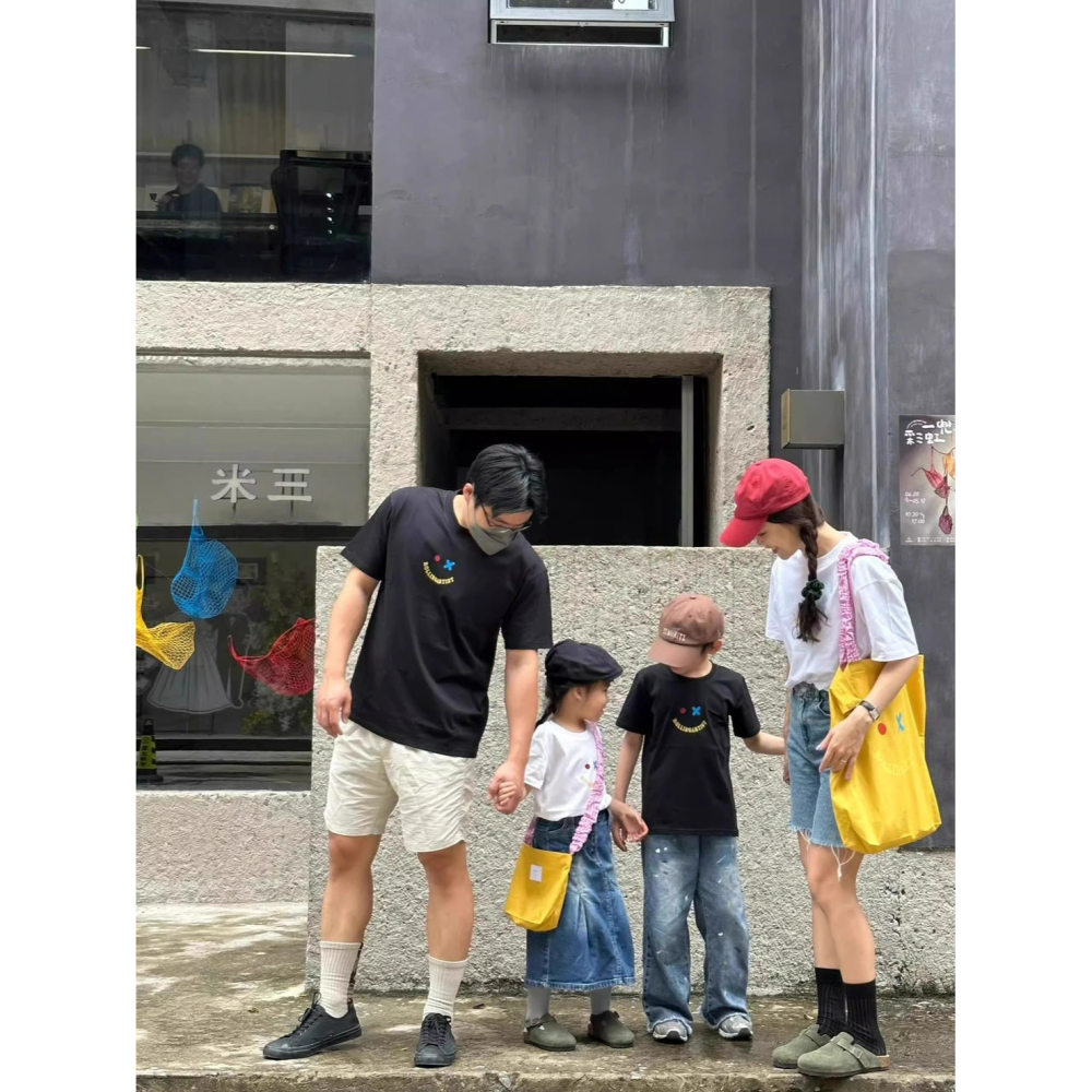 彩虹塗鴉愛心親子T恤(包屁衣/兒童T恤)-細節圖2