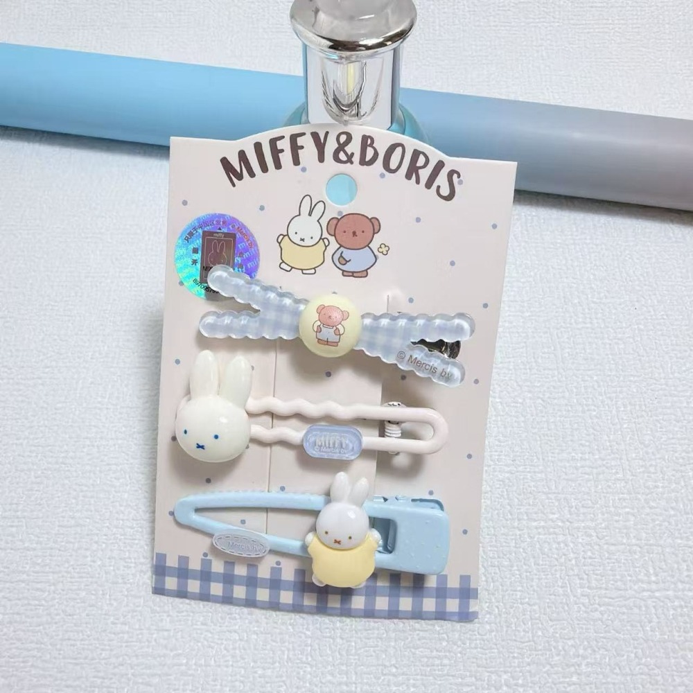 Miffy 米菲兔甜美藍格子髮飾系列-細節圖6