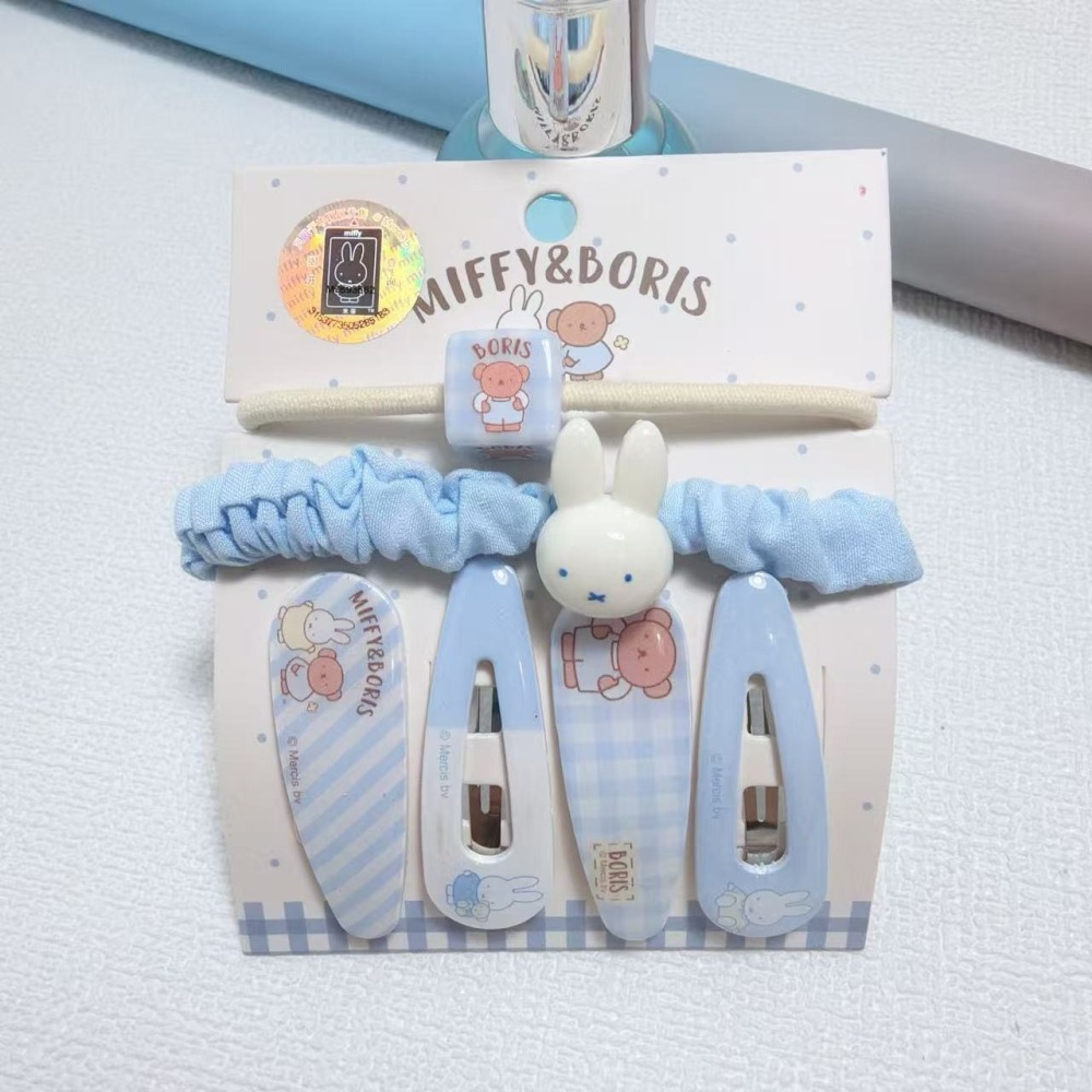 Miffy 米菲兔甜美藍格子髮飾系列-細節圖10