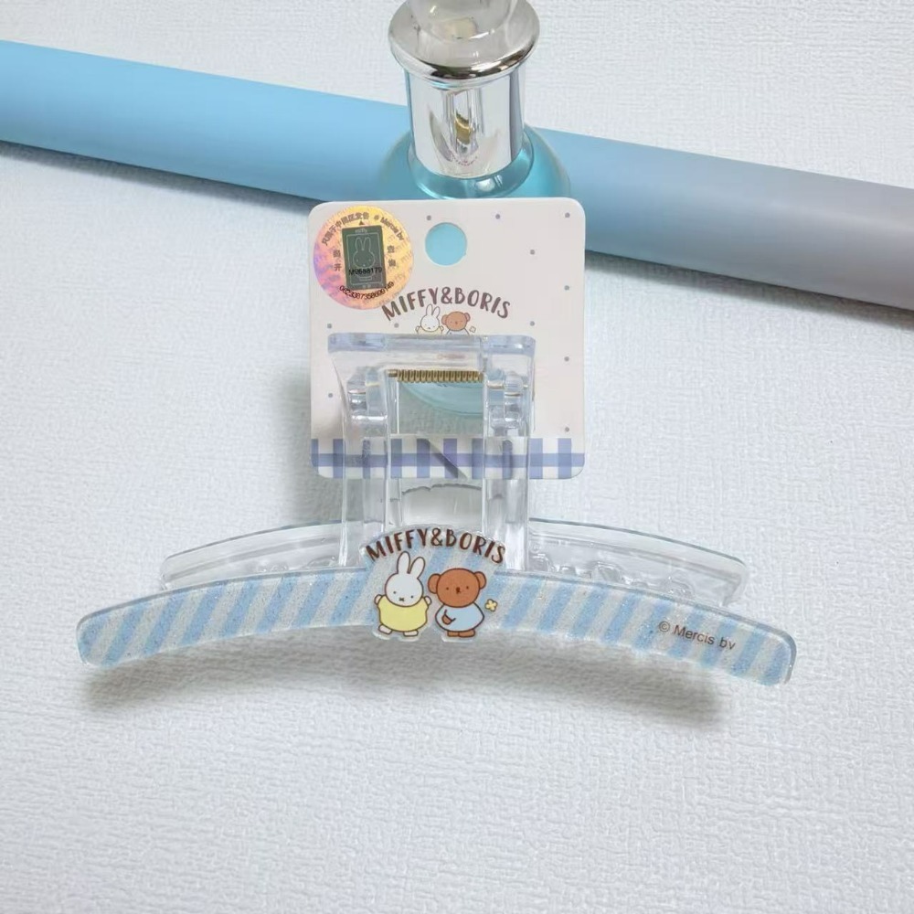 Miffy 米菲兔甜美藍格子髮飾系列-規格圖11