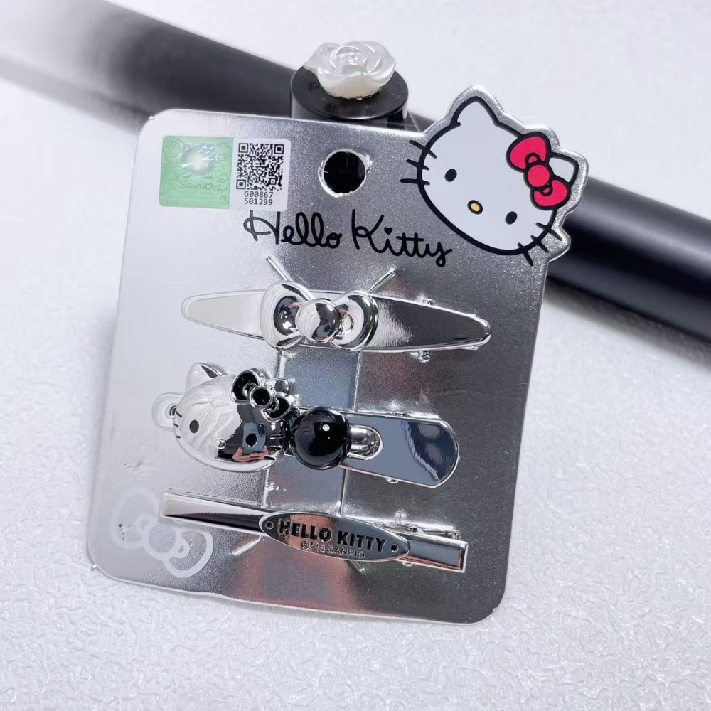 三麗鷗Hello Kitty金屬質感髮夾-規格圖11