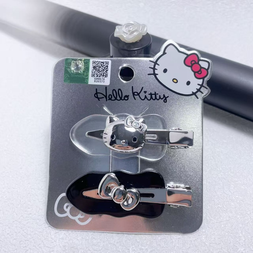 三麗鷗Hello Kitty金屬質感髮夾-規格圖11