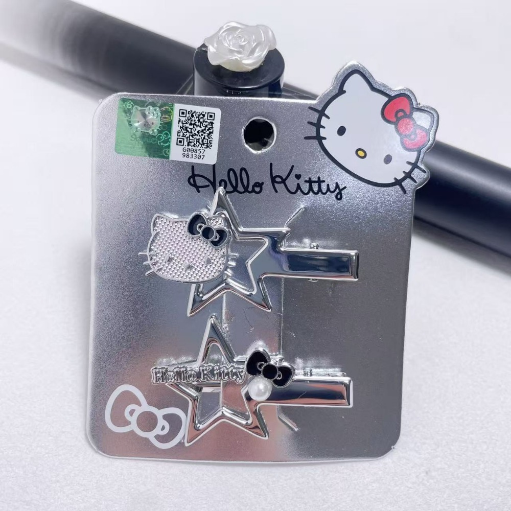 三麗鷗Hello Kitty金屬質感髮夾-規格圖11