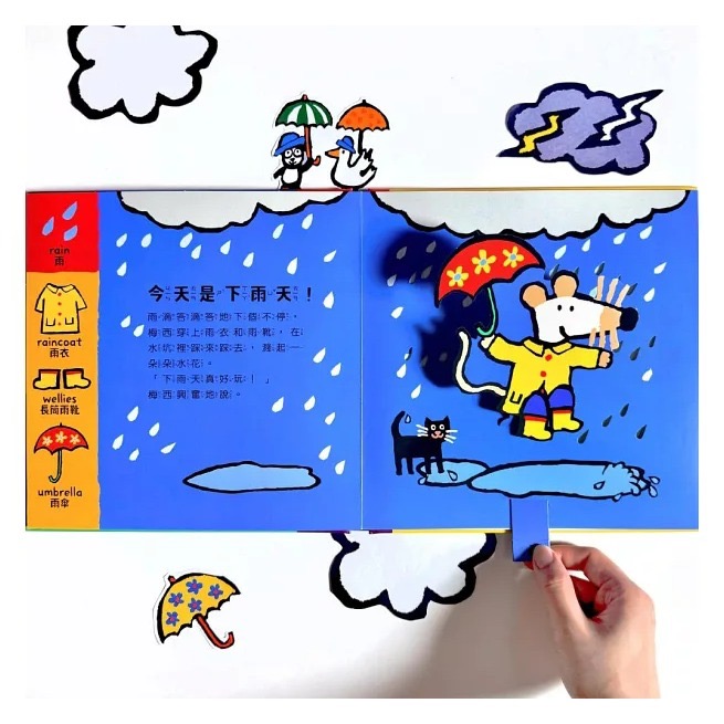 📖禾流文創🔸小鼠梅西天氣變變變！-細節圖2