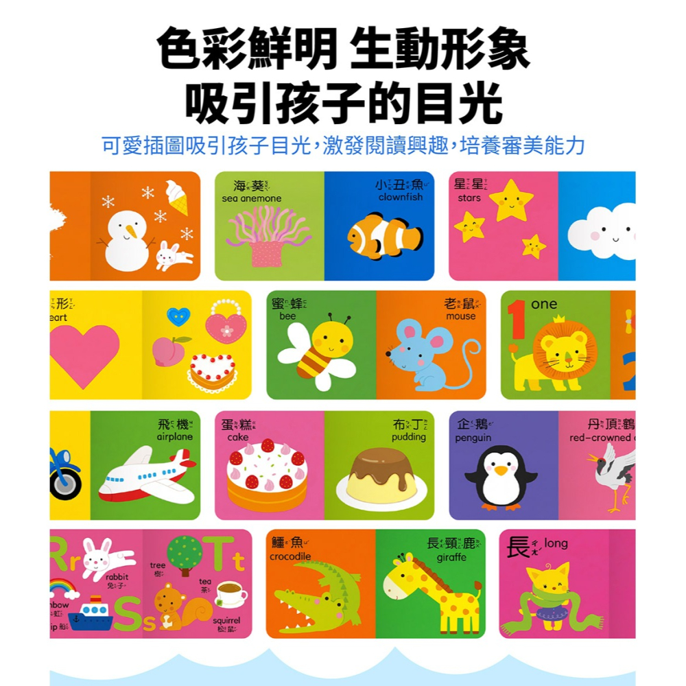 📖風車圖書🔸寶寶的第一套雙語認知書(全套16冊)-細節圖5
