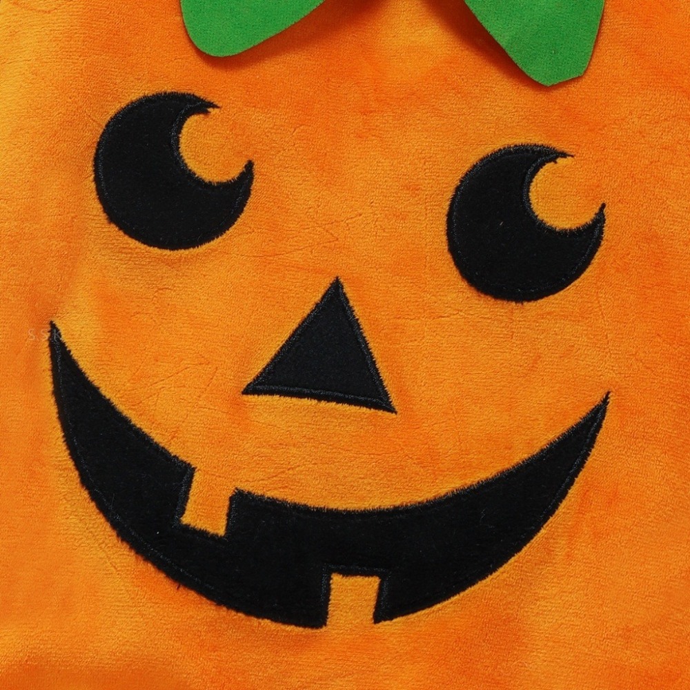 🎃萬聖節主題 南瓜造型連身衣(三件組)-細節圖4
