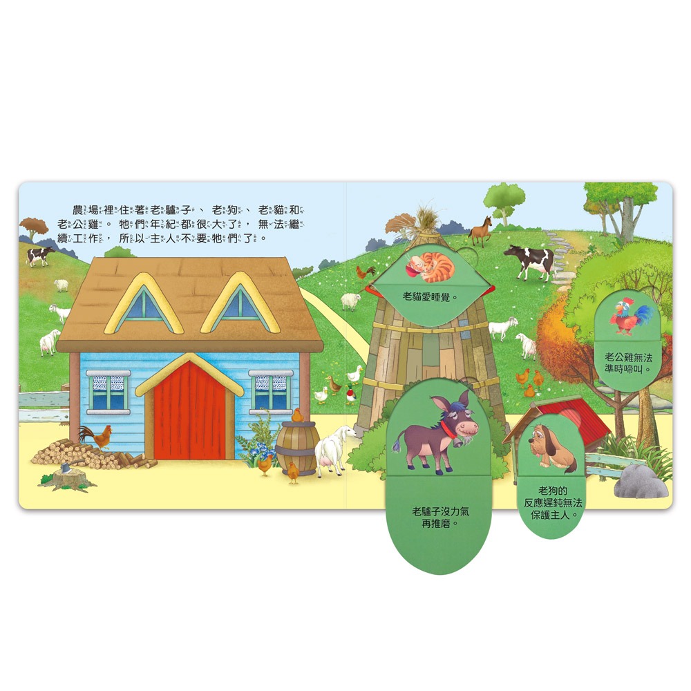 📖風車圖書🔸推拉翻轉童話繪本-細節圖5