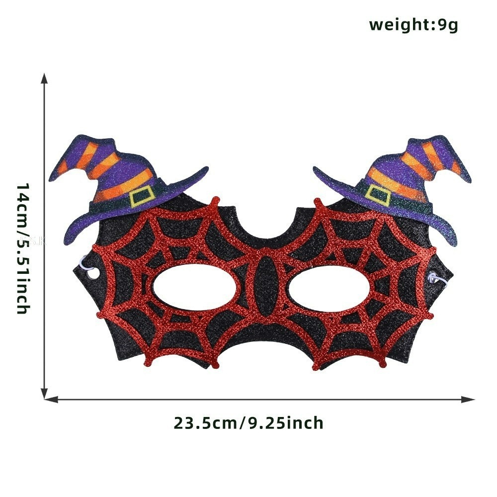🎃萬聖節主題 惡魔牛角面具-規格圖2