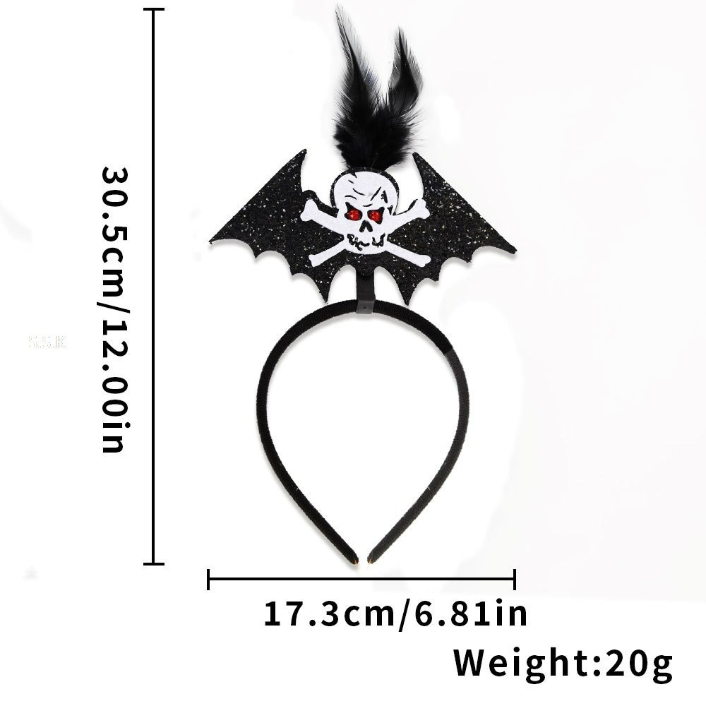 🎃萬聖節主題 蜘蛛髮箍-規格圖3