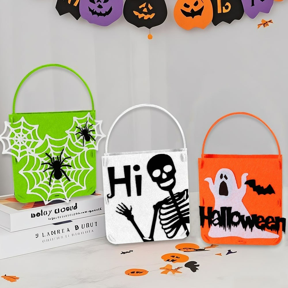 🎃萬聖節主題 搞怪造型糖果手提袋(DIY材料包)-細節圖3