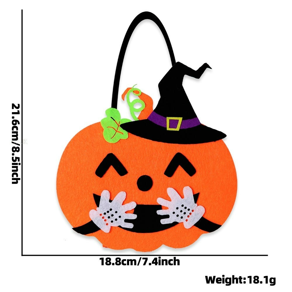 🎃萬聖節主題 搞怪造型糖果手提袋(DIY材料包)-規格圖4