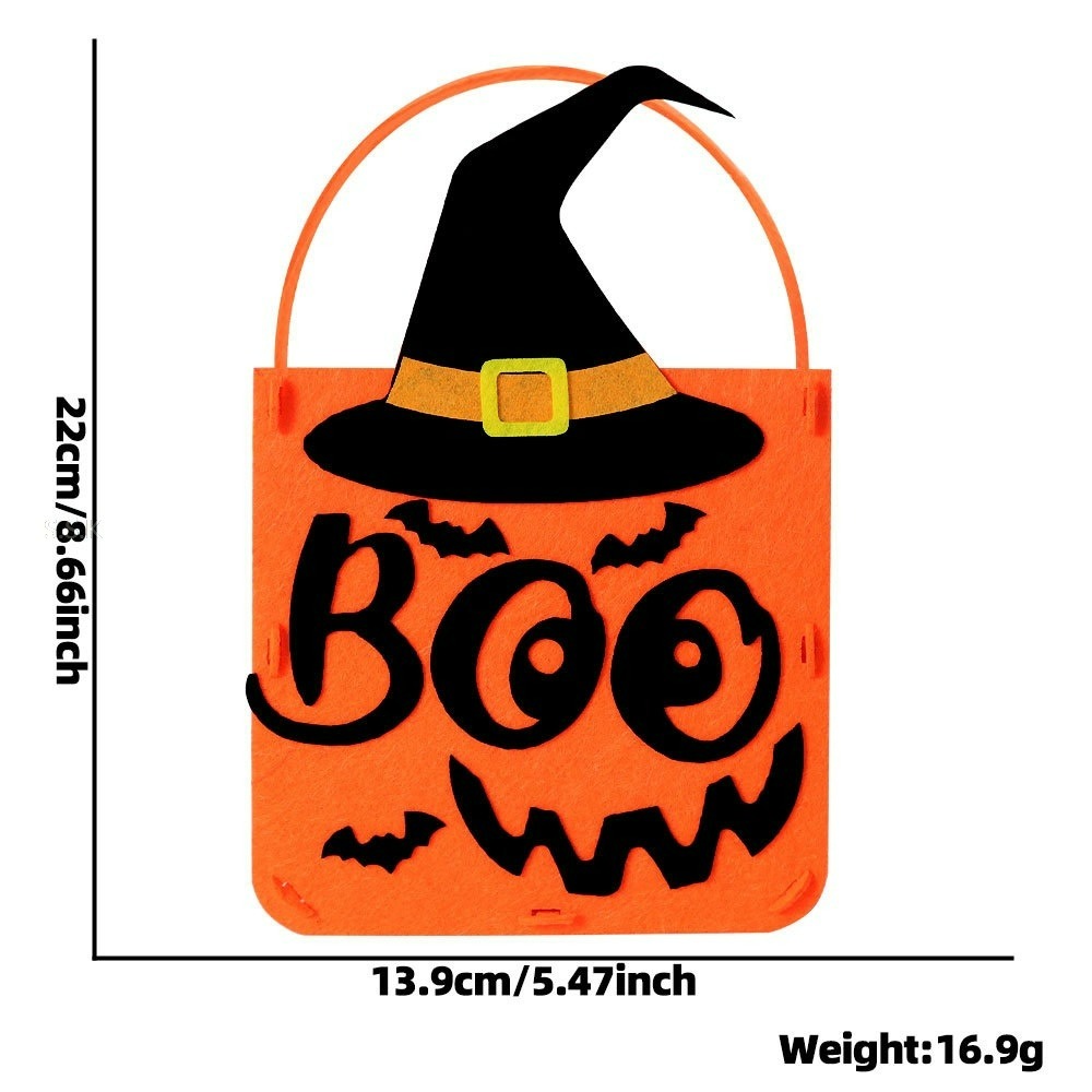 🎃萬聖節主題 搞怪造型糖果手提袋(DIY材料包)-規格圖4